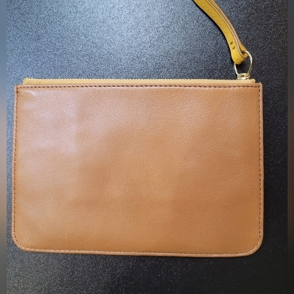 Fossil Slim Leather Zipper Pouch - Picture 2 of 7